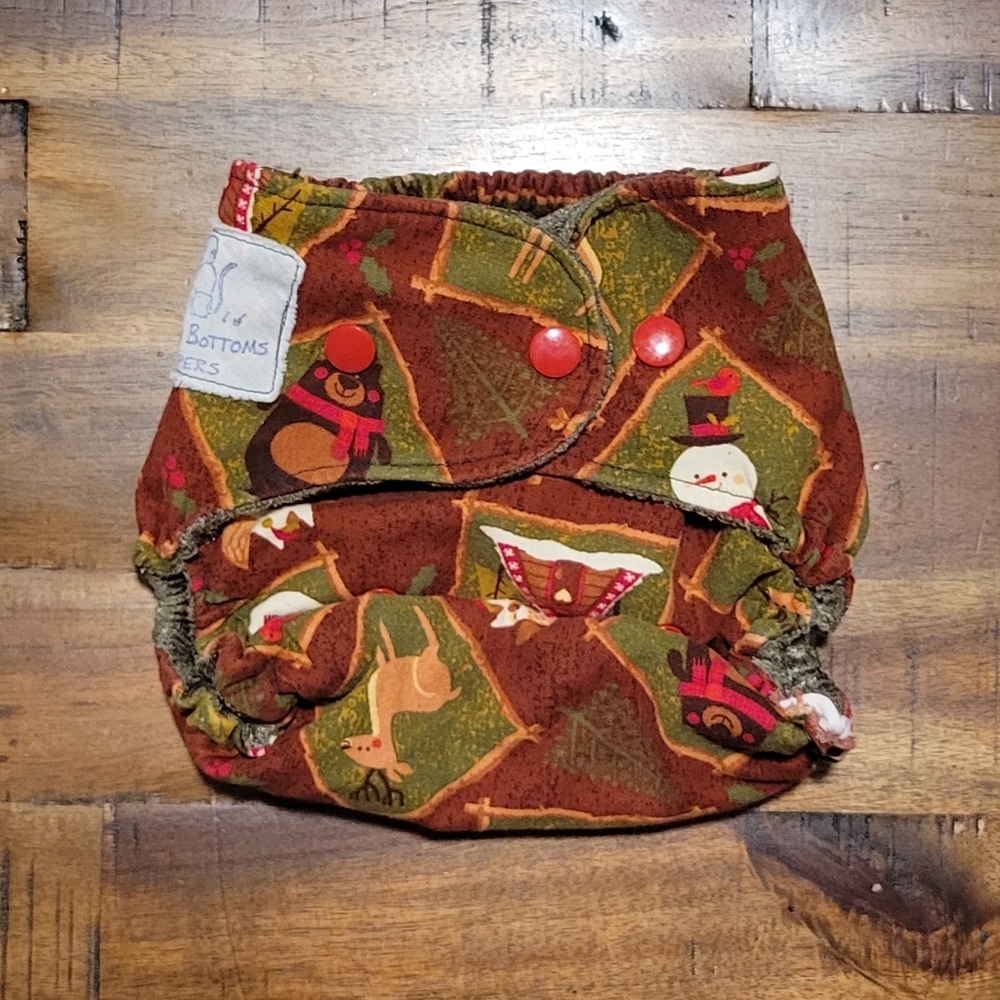 Christmas Pocket Cloth Diaper